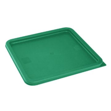Picture of Hygiplas Square Food Storage Container Lid Green Large