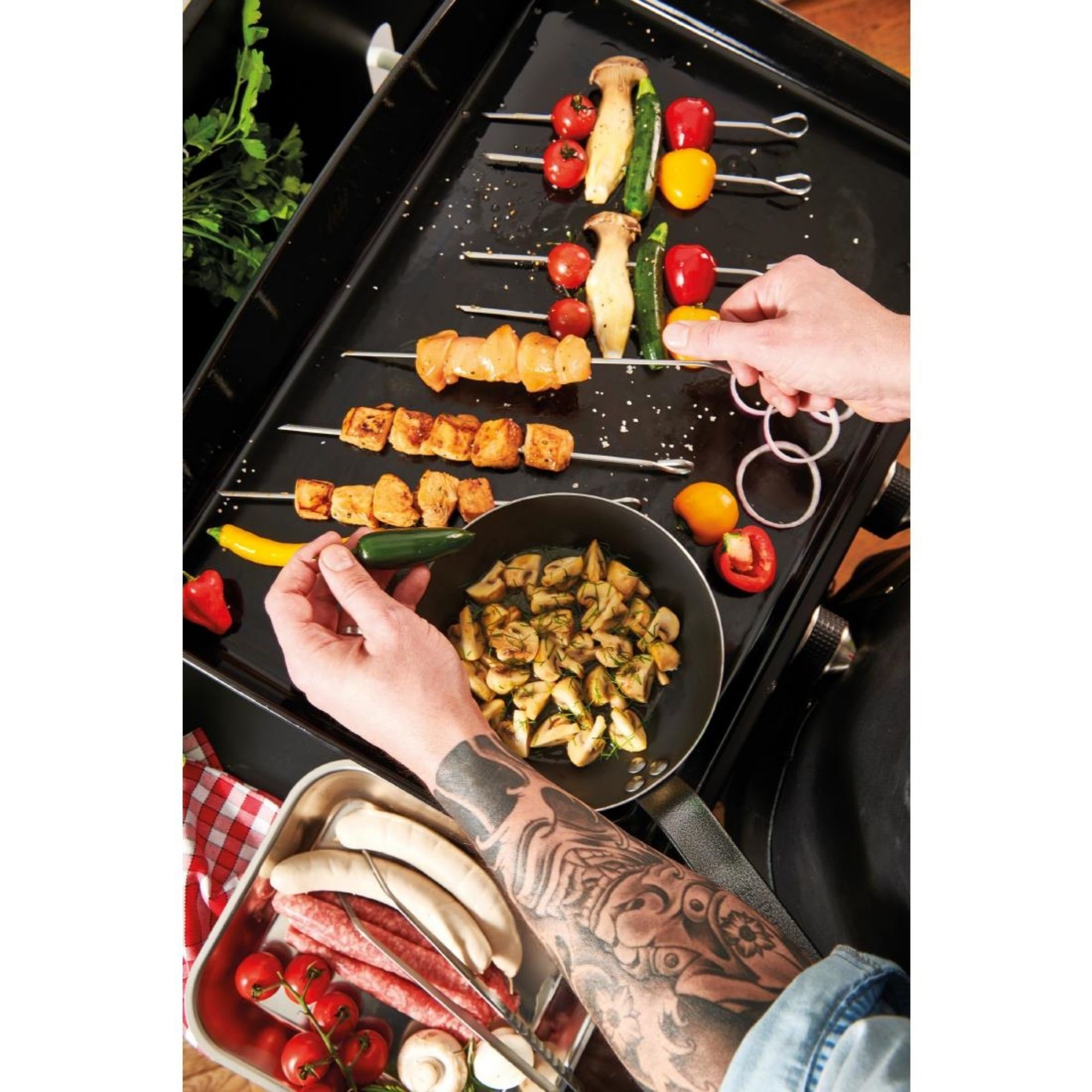 Picture of De Buyer Stainless Steel Skewers 400mm (10 pack)