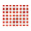 Picture of Fiesta Compostable Red Gingham Greaseproof Sheets 380x310mm (Pack 200) - HY782