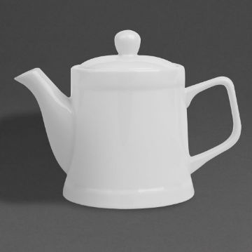 Picture of Olympia Whiteware Pier Teapot 500ml (2 Pack)