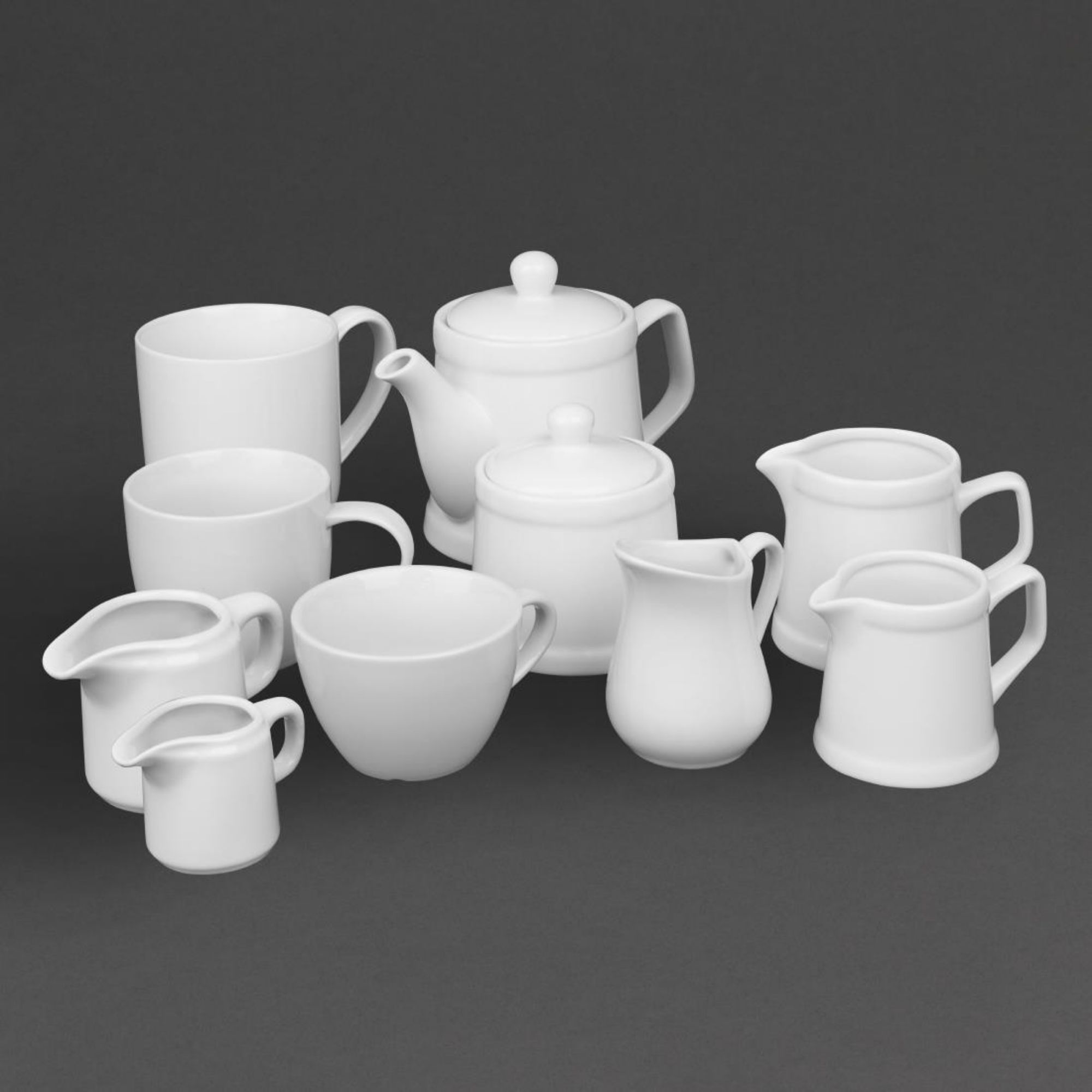 Picture of Olympia Whiteware Fine Jugs 100ml (12 Pack)