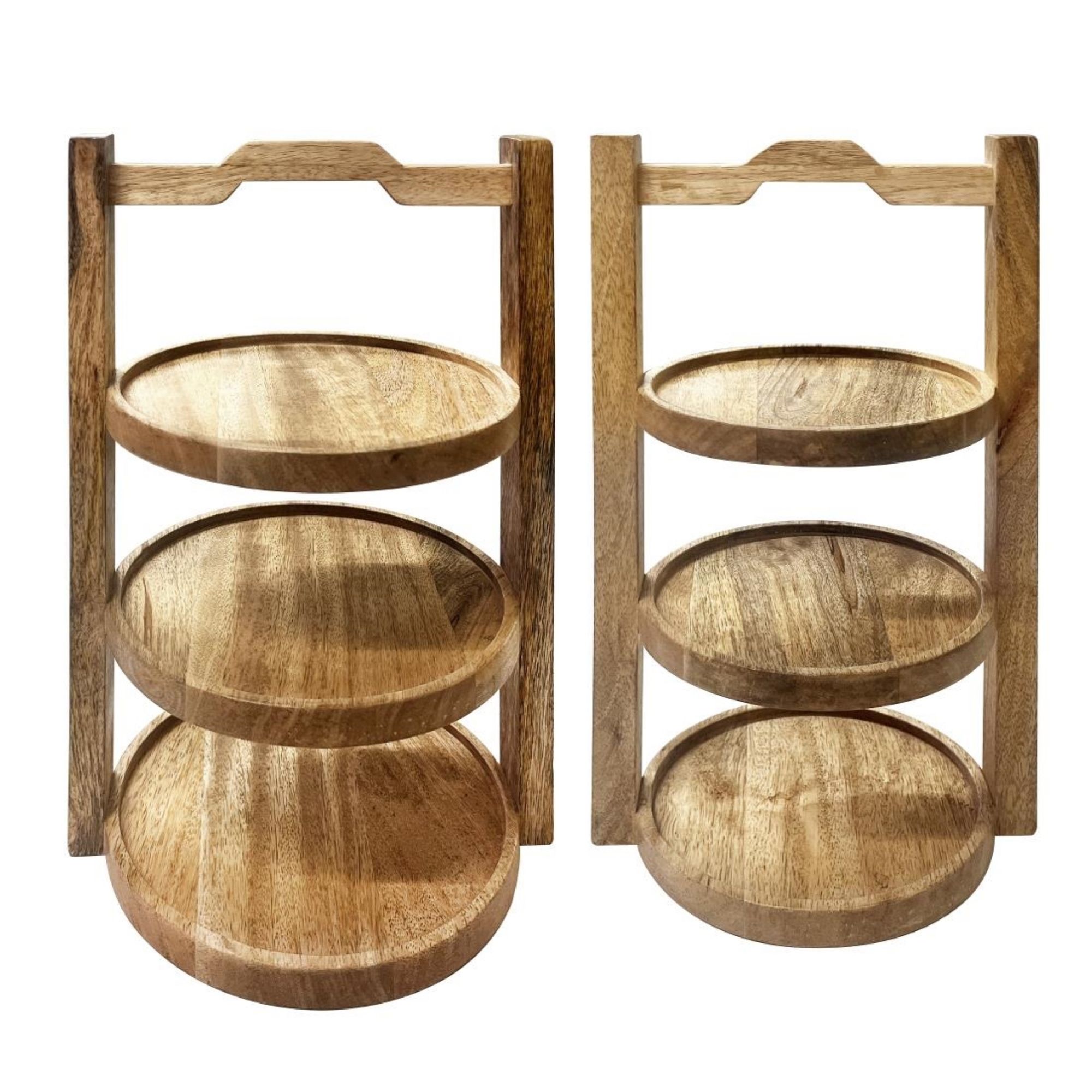 Picture of Olympia 3-Tier Stand Mango Wood for 150mm Plates