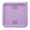 Picture of Hygiplas Square Food Storage Container Lid Purple Large