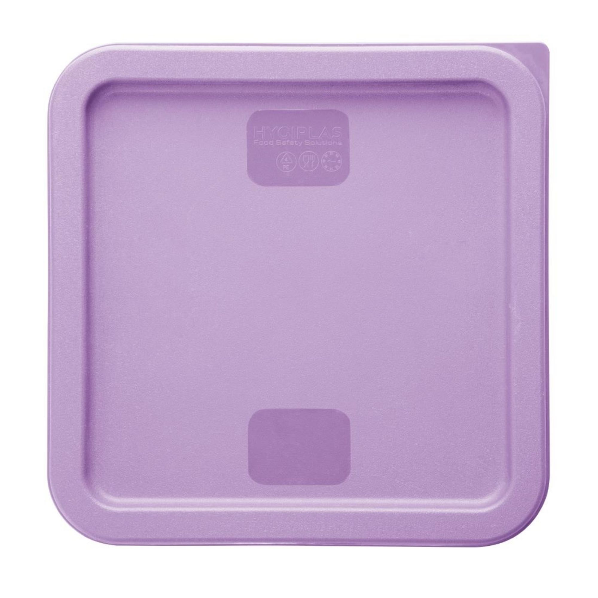 Picture of Hygiplas Square Food Storage Container Lid Purple Large