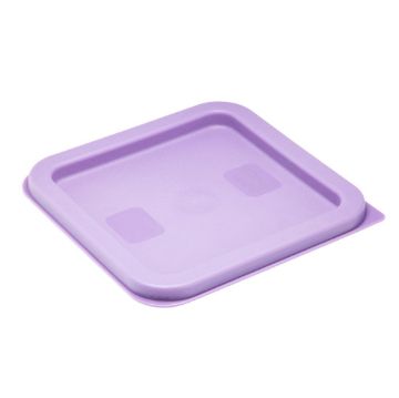 Picture of Hygiplas Square Food Storage Container Lid Purple Small