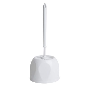 Picture of Caterboss Essentials Round Toilet Brush & Holder - White