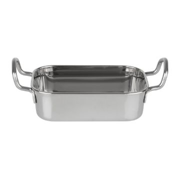 Picture of Olympia Table Presentation Rectangular Dish Stainless Steel 140x90mm