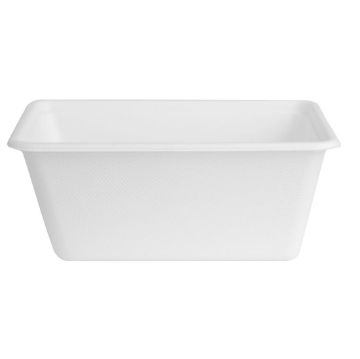 Picture of Fiesta Compostable Bagasse Food Container Bases 1000ml (100 Pack)