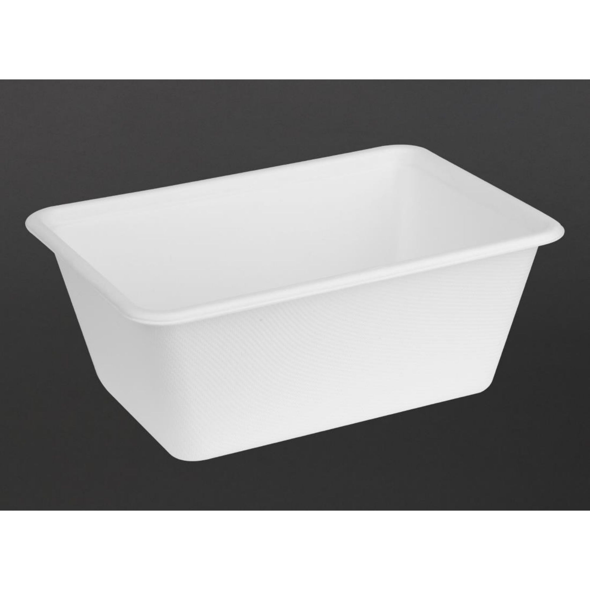 Picture of Fiesta Compostable Bagasse Food Container Bases 1000ml (100 Pack)