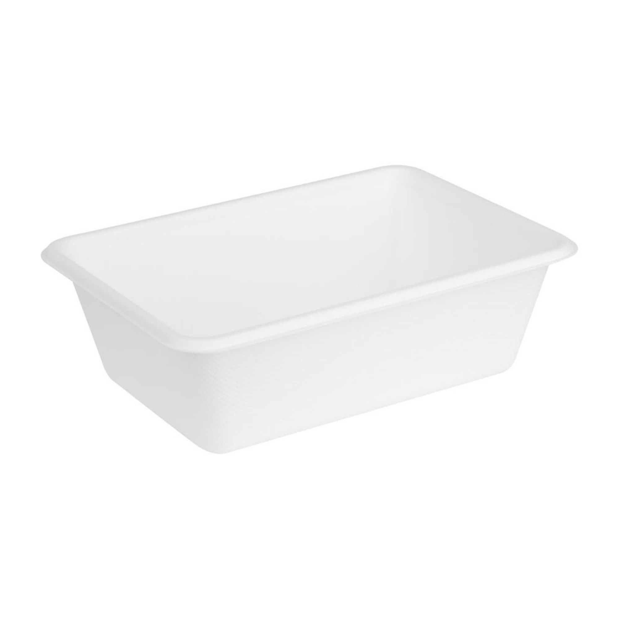Picture of Fiesta Compostable Bagasse Food Container Bases 800ml (100 Pack)