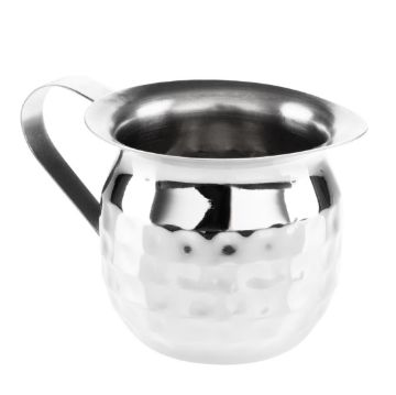 Picture of Olympia Hammered Stainless Steel Mini Milk Jug 120ml (6 Pack)