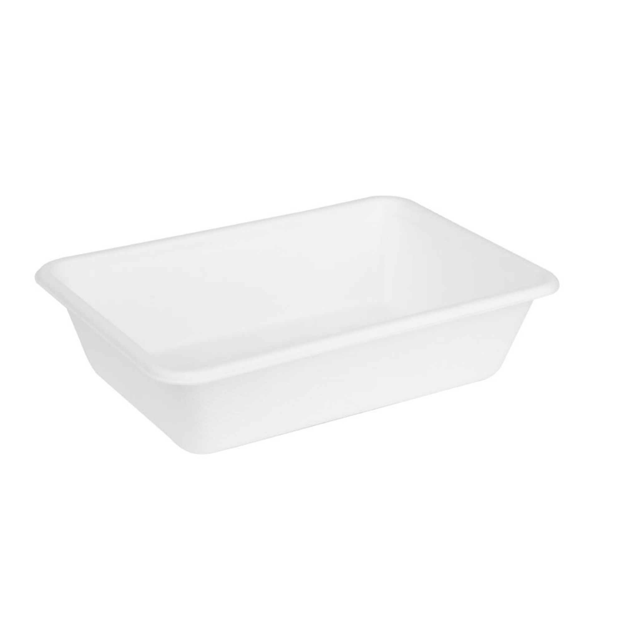 Picture of Fiesta Compostable Bagasse Food Container Bases 650ml (100 Pack)