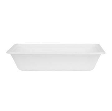 Picture of Fiesta Compostable Bagasse Food Container Bases 500ml (100 Pack)