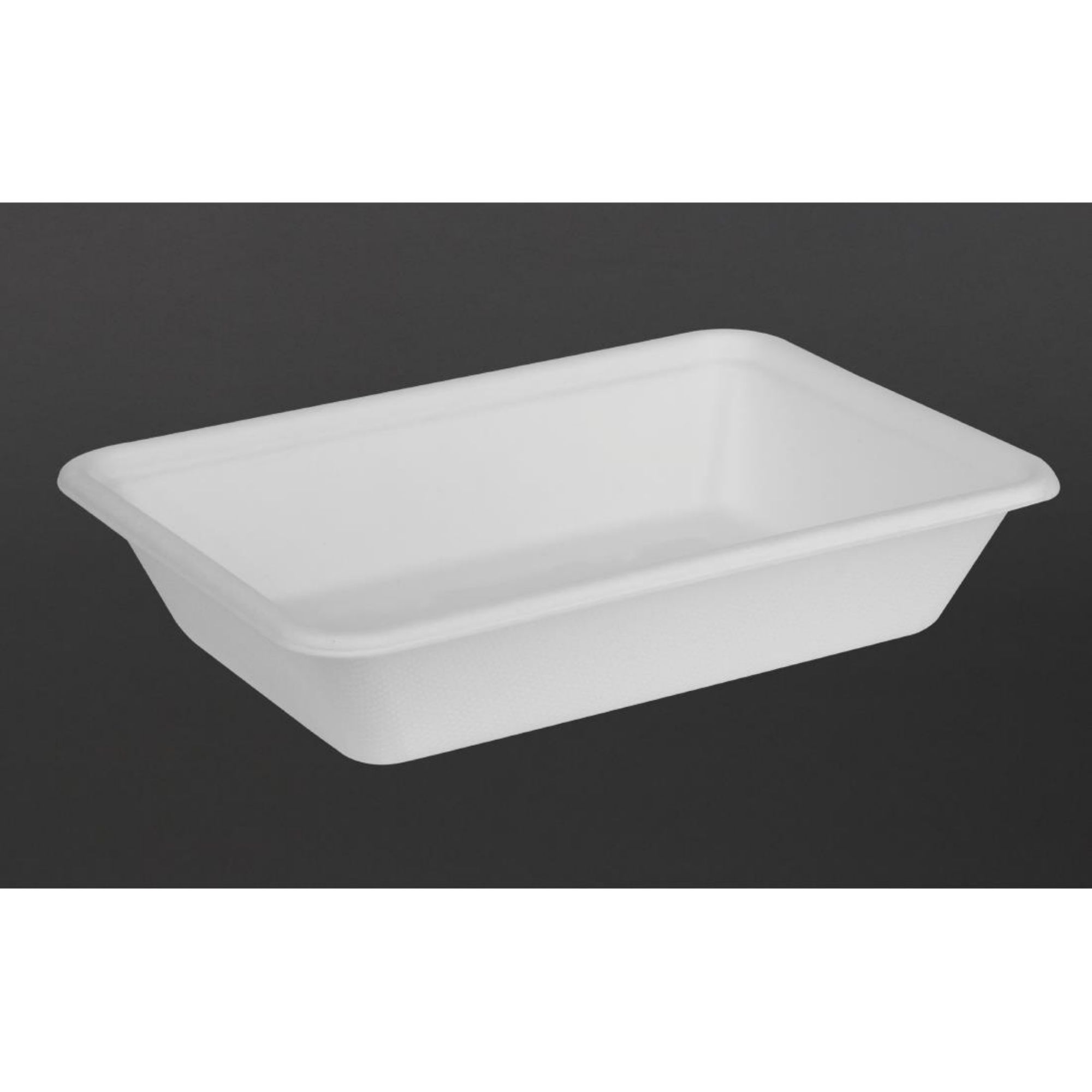 Picture of Fiesta Compostable Bagasse Food Container Bases 500ml (100 Pack)