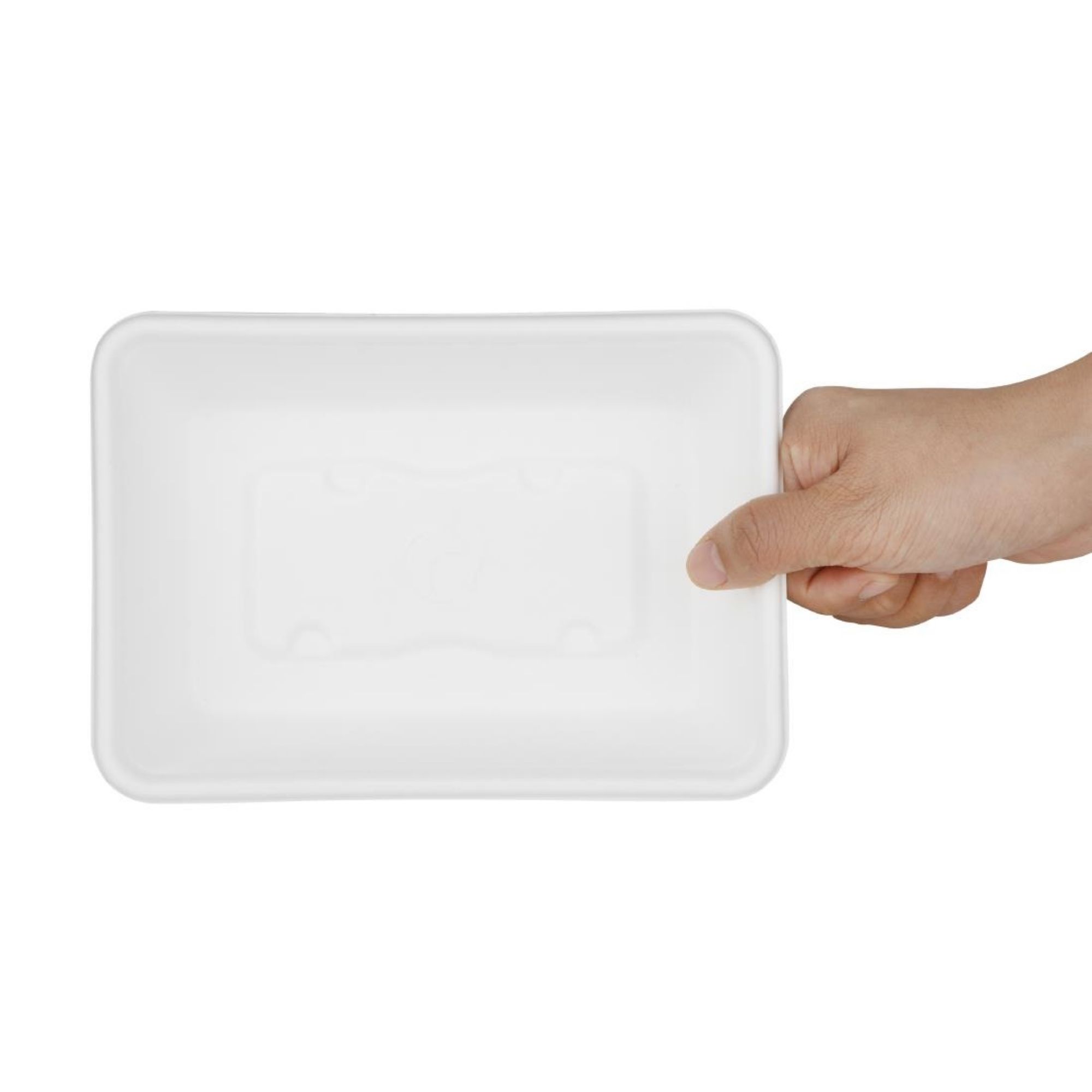 Picture of Fiesta Compostable Bagasse Food Container Bases 500ml (100 Pack)