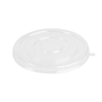 Picture of Fiesta Recyclable PET Lids for 400/500ml Bowl Bases (50 Pack)