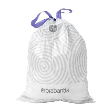 Picture of Brabantia PerfectFit Bin Bags, Code D, 15-20Ltr (40 Pack)