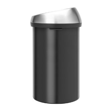 Picture of Brabantia Touch Bin Matt Black 60Ltr