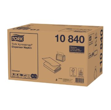 Picture of Tork Xpressnap White Dispenser Napkin 1Ply (9000 pack)