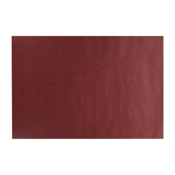 Picture of Europochette Kraft Burgundy Recycled Paper Tablemat 430x300mm (250 pack)