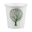 Picture of Vegware Green Tree White Hot Cups 4oz 62-Series (1000 pack)