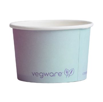 Picture of Vegware Single Scoop Ice Cream Pot Tutti Frutti 4oz (1000 pack)