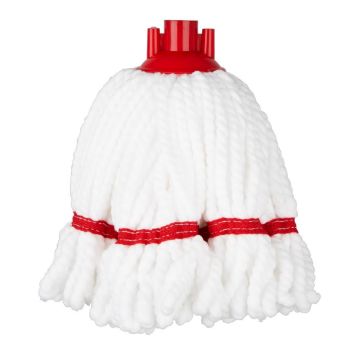 Picture of Jantex Microfibre Mop Head Red Stripe 150g
