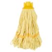 Picture of Jantex Deck Mop Head Yellow Stripe 200g