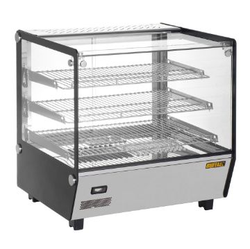 Picture of Buffalo Square Countertop Heated Display Merchandiser 120Ltr