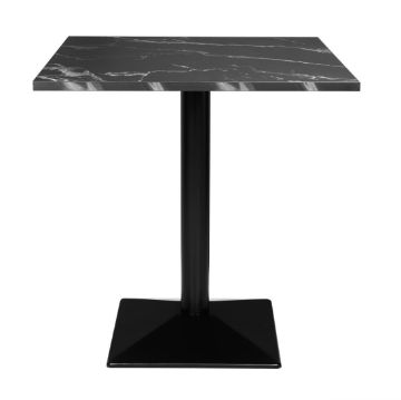 Picture of Bolero Complete Table Square Black Stone Effect 700mm