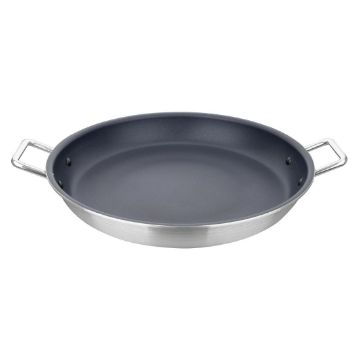 Picture of Vogue Aluminium Non-stick Teflon Platinum Plus Paella Pan 45cm