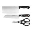 Picture of Wüsthof Gourmet Asian Knife Set (Santoku, Chinese Chef's Knife, Kitchen Shears) (3 Pack)