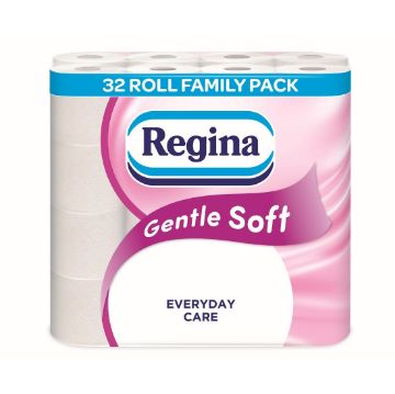Picture of Regina Gentle Soft Toilet Rolls 3Ply (32 Rolls)