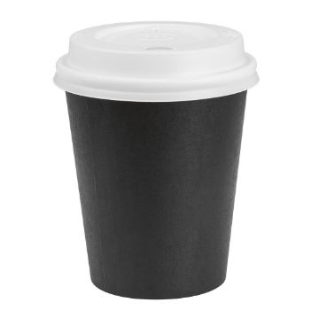 Picture of Caterboss Essentials Hot Cups and Lids Pack 8oz (350 Pack)