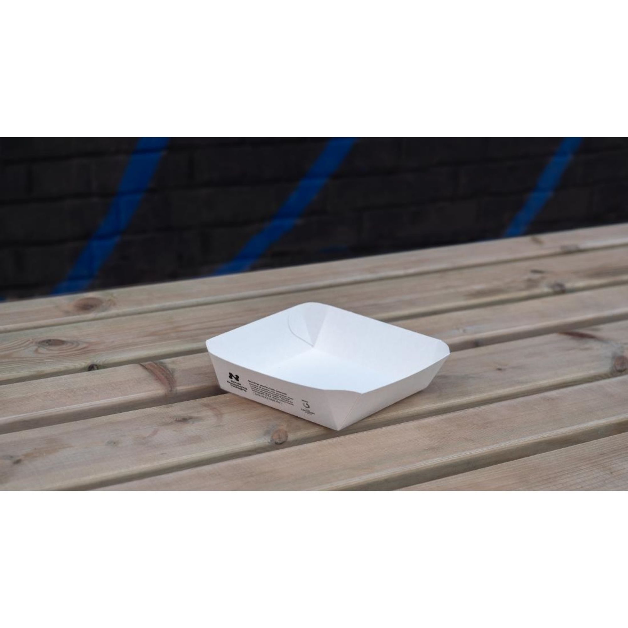 Picture of Notpla 6"x6" Square Trays - White (600 Pack)