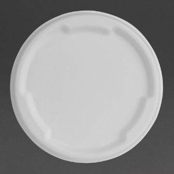 Picture of Fiesta Compostable Bagasse Lids for 400/500ml Bowl Bases (50 Pack)