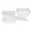 Picture of Fiesta Compostable Bagasse Lids for Bagasse Container Bases (100 Pack)