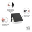 Picture of Brabantia Renew Toilet Roll Holder Matt Black