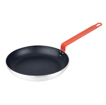 Picture of Hygiplas Aluminium Non-stick Teflon Platinum Plus Frying Pan with Red Handle 28cm