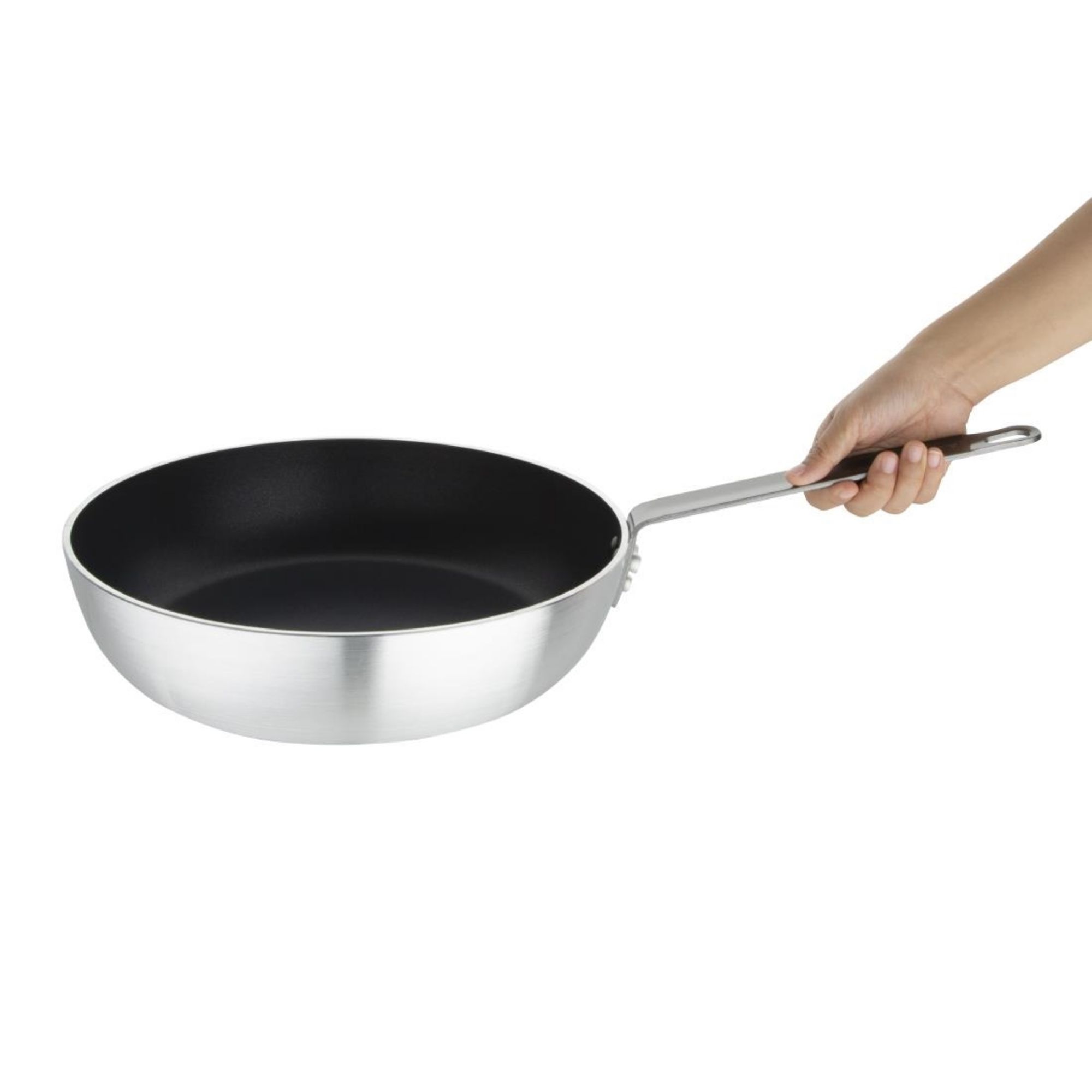 Picture of Vogue Aluminium Non-stick Teflon Platinum Plus Sauté Pan 319mm