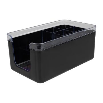 Picture of Olympia Kristallon Bar Caddy Black ABS