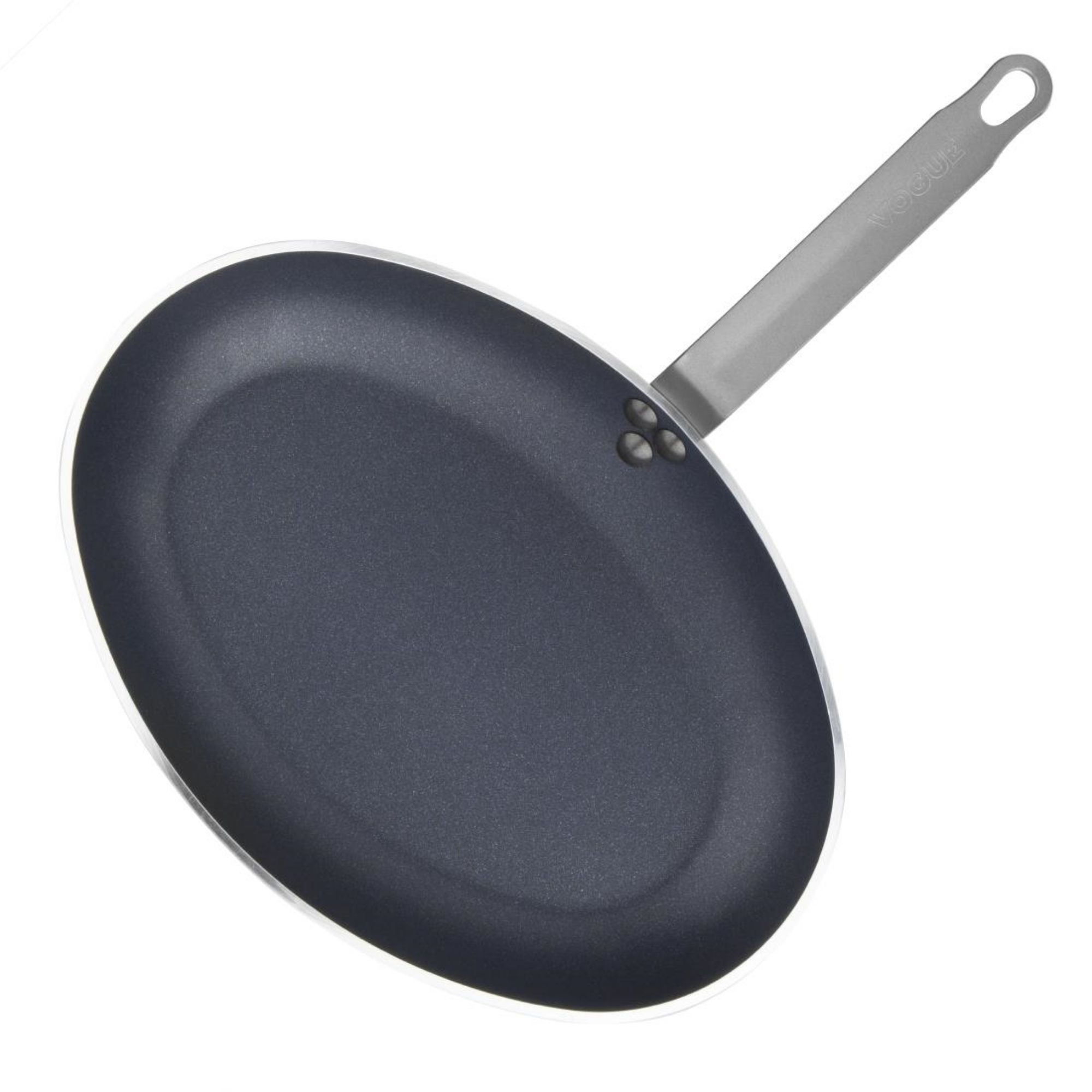 Picture of Vogue Aluminium Non-Stick Teflon Platinum Plus Oval Frying Pan 36cm