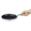 Picture of Hygiplas Aluminium Non-stick Teflon Platinum Plus Frying Pan Green Handle 24cm
