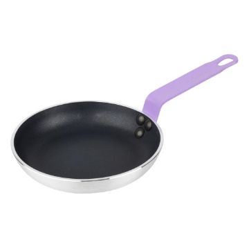 Picture of Hygiplas Aluminium Non-Stick Teflon Platinum Plus Frying Pan with Purple Handle 20cm