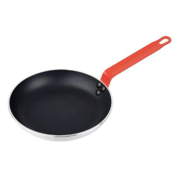 Picture of Hygiplas Aluminium Non-Stick Teflon Platinum Plus Frying Pan with Red Handle 24cm