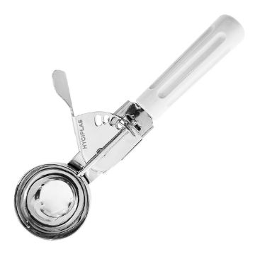 Picture of Hygiplas Ice Cream Scoop White 50ml
