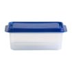 Picture of Wham Studio Rectangle Food Box Clear/Blue 1Ltr