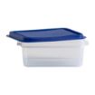 Picture of Wham Studio Rectangle Food Box Clear/Blue 1Ltr