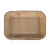 Picture of Fiesta Compostable Deep Palm Leaf Plates Rectangular 250mm (100 pack)
