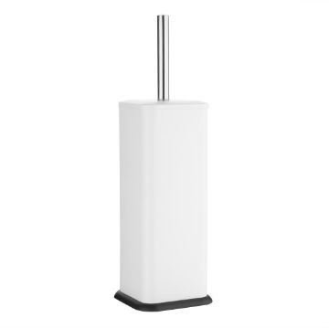 Picture of Jantex Square Toilet Brush and Holder - White